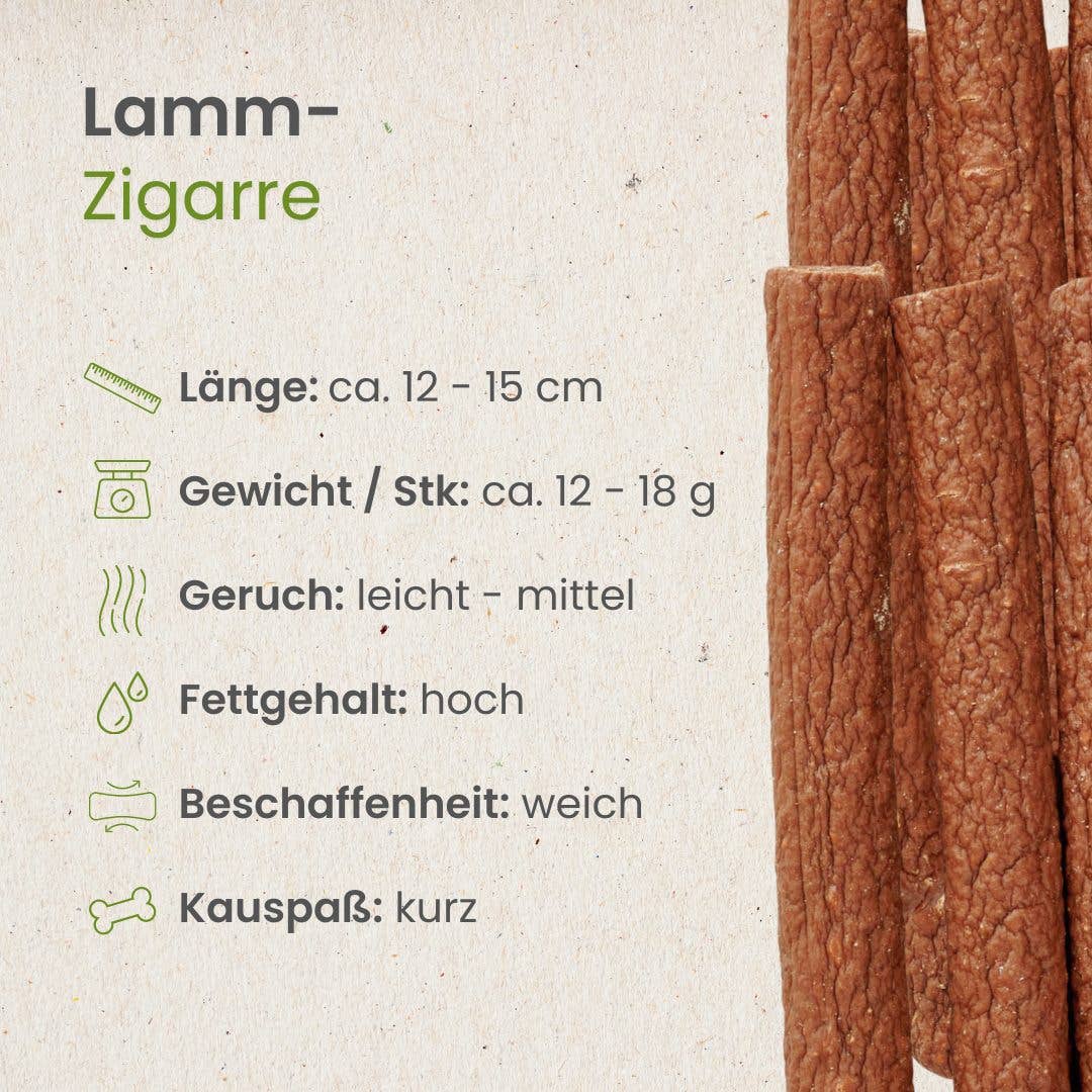 Kauartikel.com GmbH - Wholesale Pet Treats - Dog - Lamb cigar2