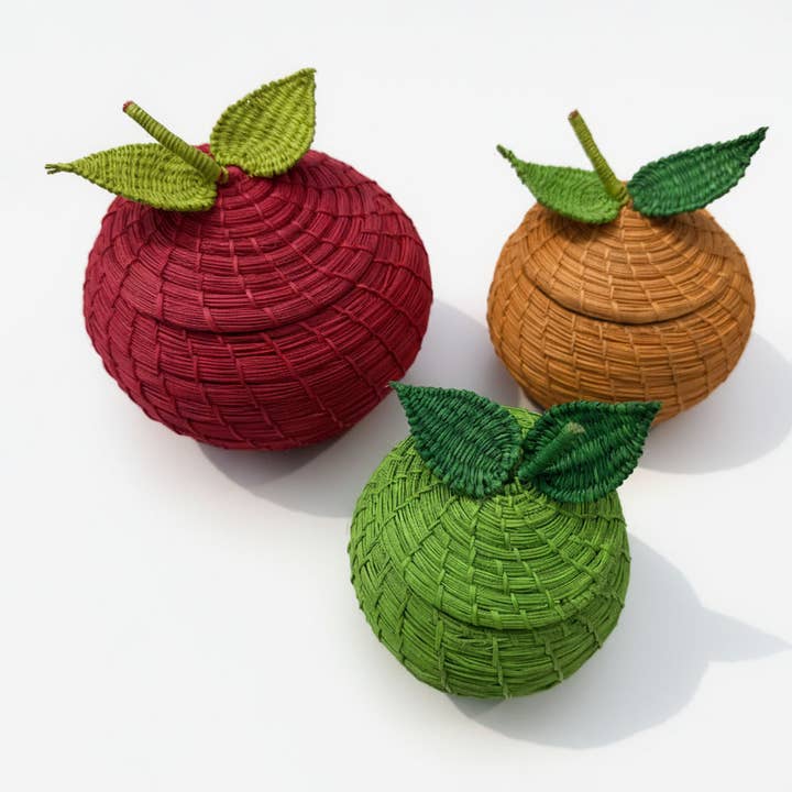 Iraca-Rollo gerollte Körbe für den Großhandel von Belart Fair Trade