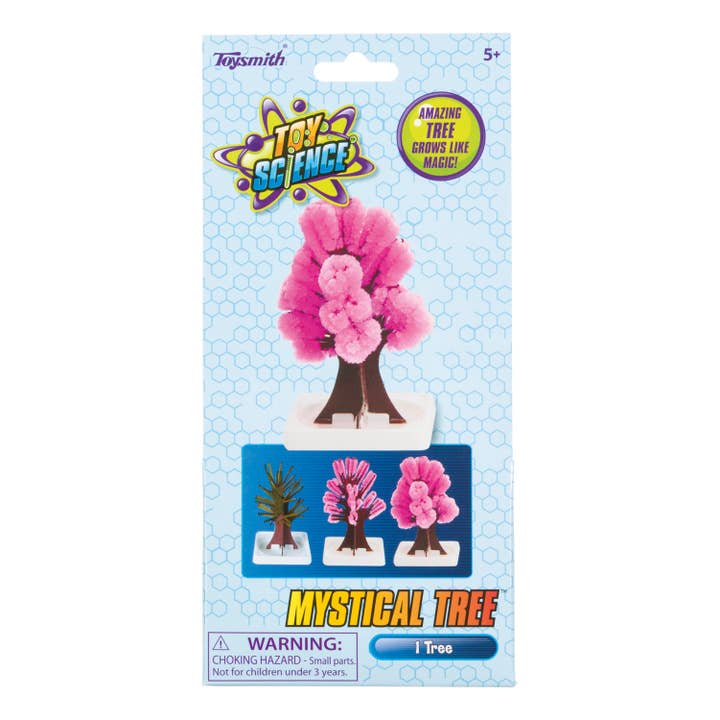 Toysmith - Wholesale DIY Craft Kit - Kids - Mystical Growing Tree, Assorted Colors, Crystal Growing
