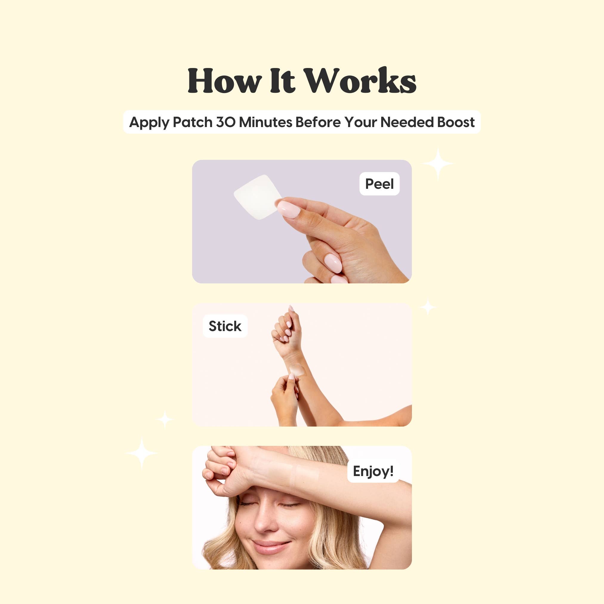 The Patch Brand - Wholesale Oral Supplement/Vitamin - The Patch Brand Energy Patch (Caffeine Wellness Patches)3