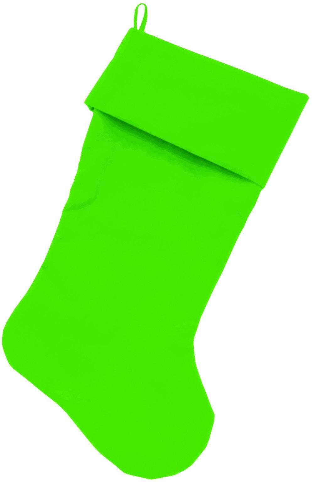 American Leashworks – wholesale Holiday Stocking – Velvet Christmas Stocking Blank, Plain4