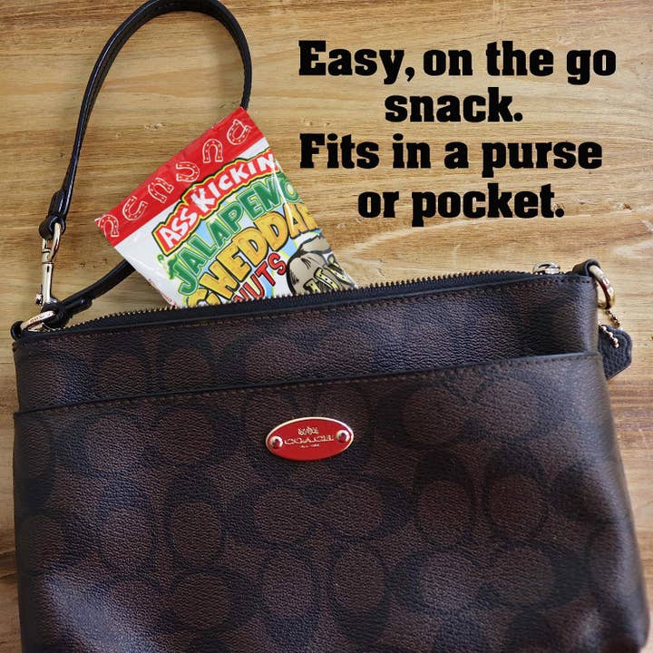 Southwest Specialty Food - Wholesale Nuts - Ass Kickin’ Jalapeno Cheddar Peanuts 1 oz. Bags3