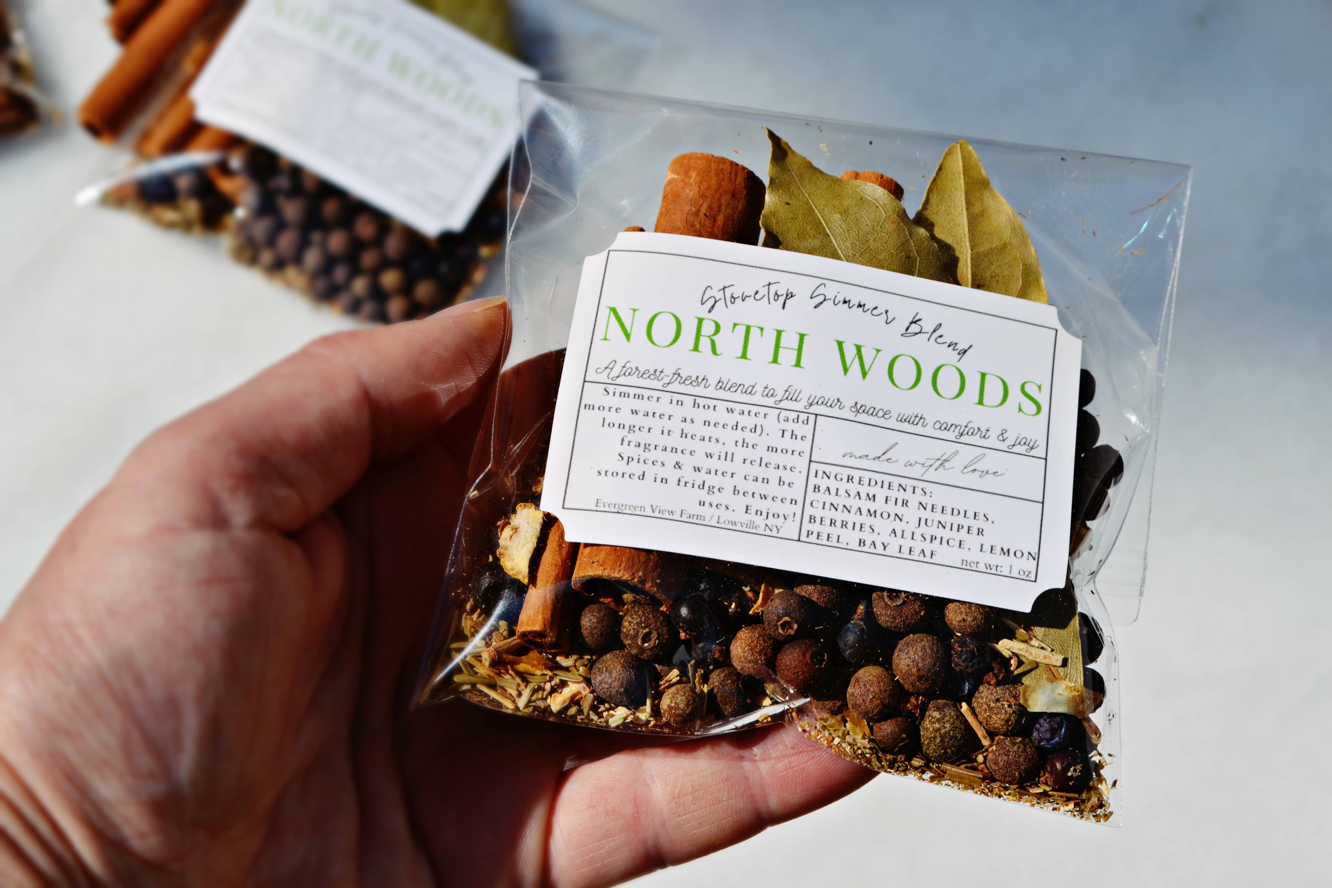 Evergreen View Farm - Wholesale Potpourri - Simmer Pot Stovetop Spice Christmas Holiday "North Woods"15