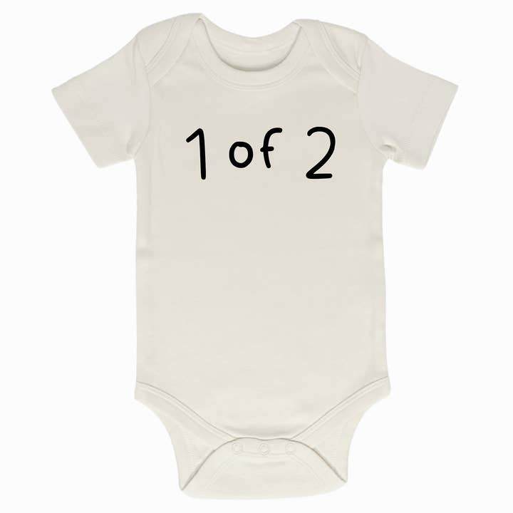 1 av 2 Twin Kortärmad Bodysuit för wholesale av Beaus+Babes
