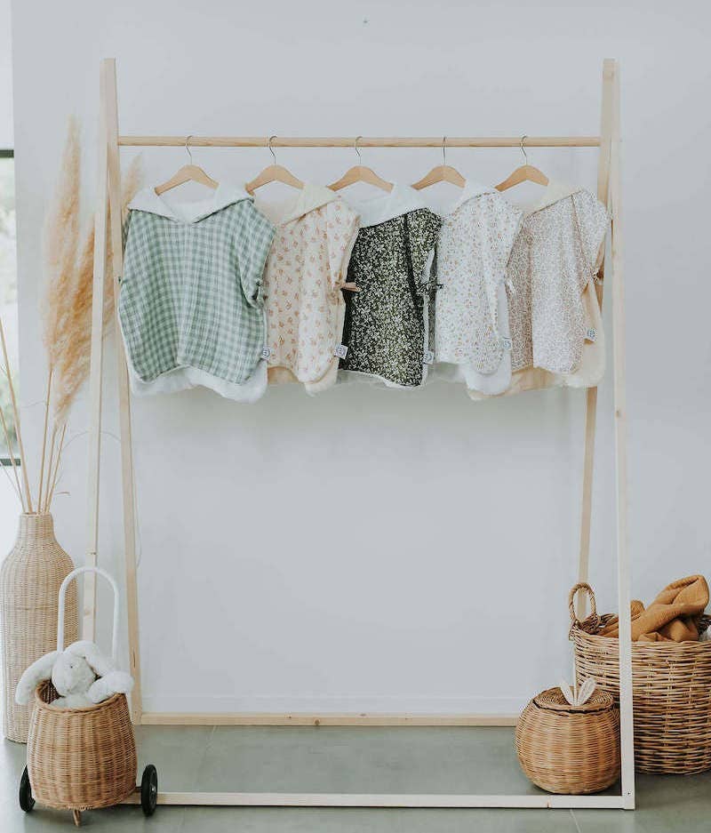 Manufacture des bébés français - Wholesale Poncho Towel - Kids & Baby - Lilac bath poncho7