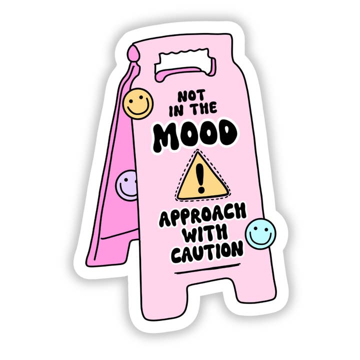 Autocollant Not In The Mood pour la vente par Paper Giggles