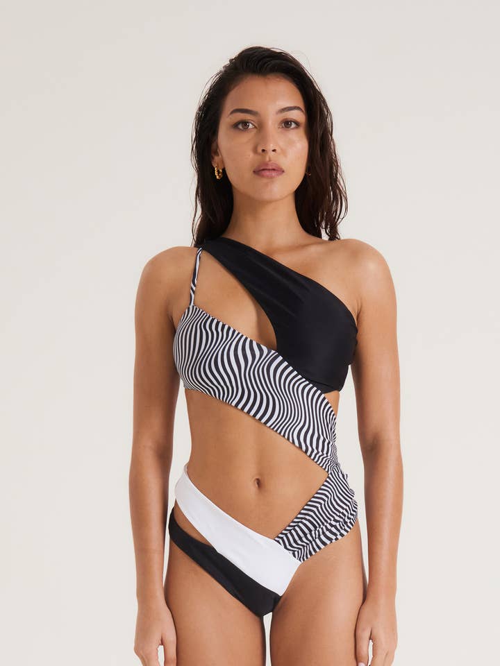 Sancha The Brand - Wholesale One Piece Swimsuit - Women's - CALIDI Groovy One Piece Swimsuit 3