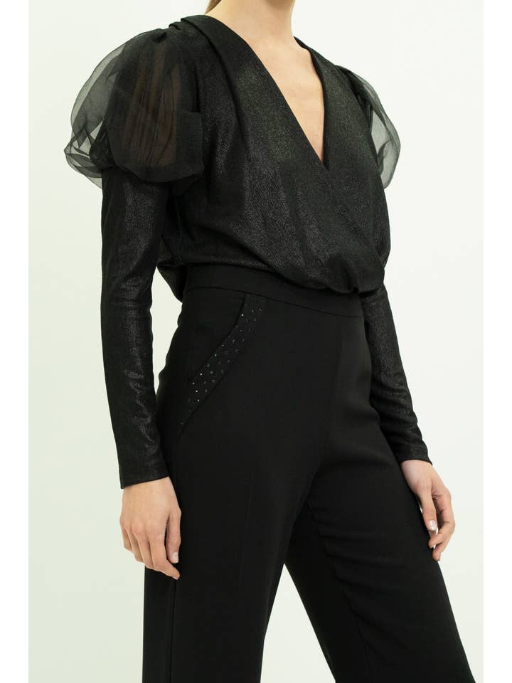 REMOVED BRAND - Venta al por mayor Pantalones - Mujer - Pantalón palazzo fluido