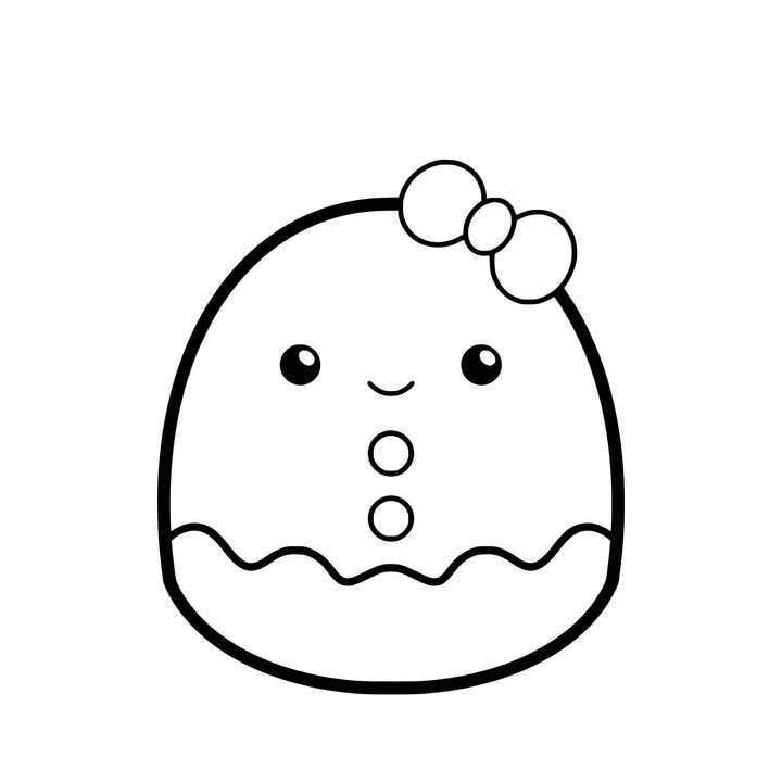 Roussell Prints and Demand LLC - Wholesale Cookie Cutter - Squishmallow Christmas Cookie cutter- Cookie Cutter - Stamp - Fondant Cutter2