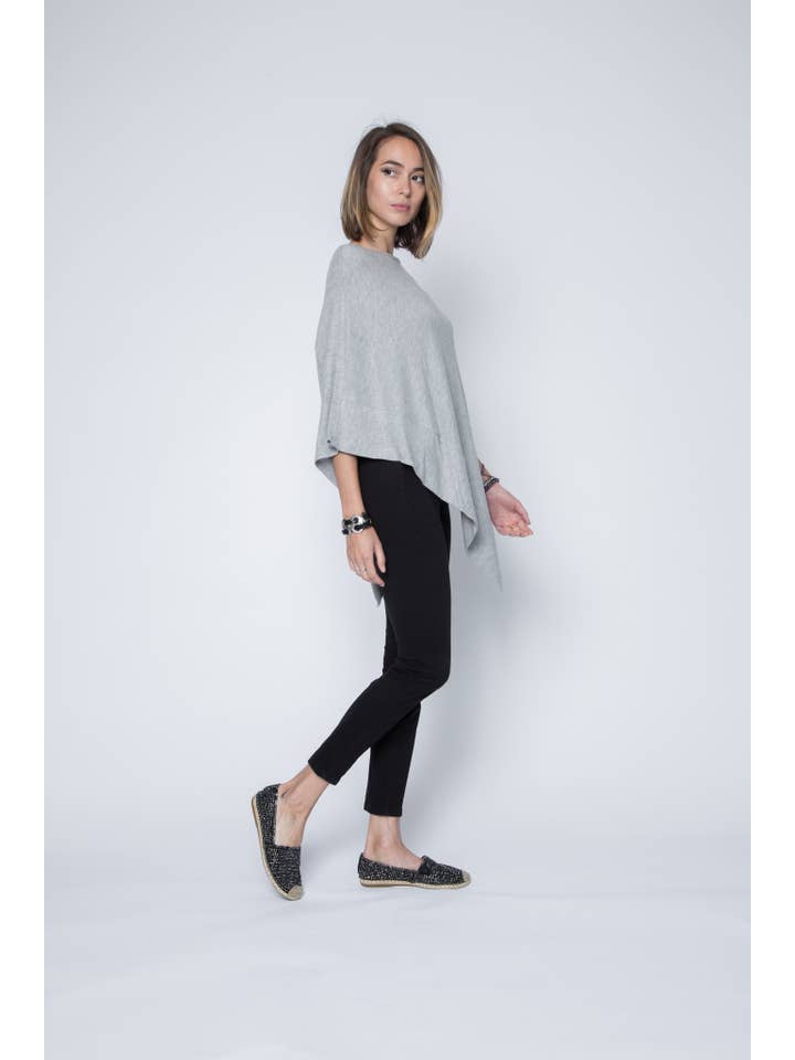 Adelyn SF - Wholesale Poncho - Women's - Poncho Sweater Wrap ( Long )1