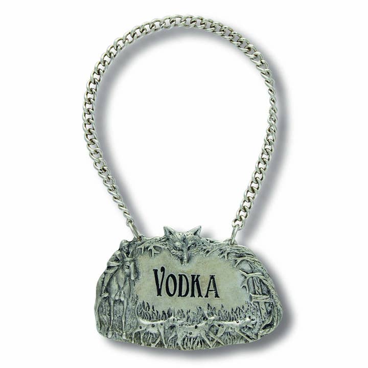 Vagabond House - Wholesale Decanter - Pewter Hunt Decanter Tags6