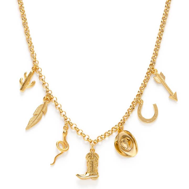 Wild West Charm Necklace for wholesale by Amano Studio