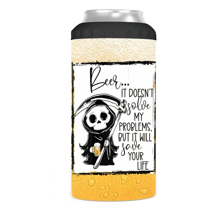 Refroidisseur de canettes de bière 4 en 1, Can Koozie, 12 oz Can Hugger pour la vente par Regina Lynn Design Home Edition