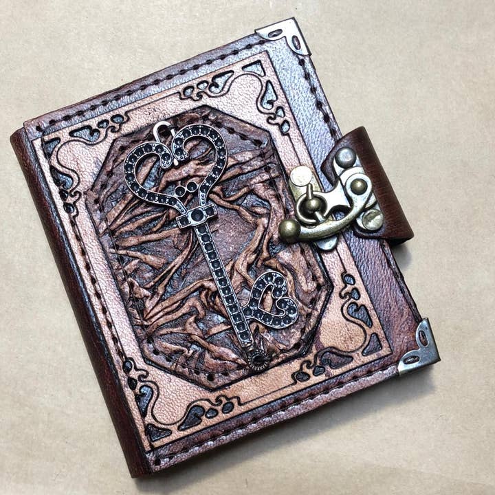 ML Marcaleather – wholesale Journal/diary – Key Hearth Mini Leather Journal Notebook Diary Sketchbook