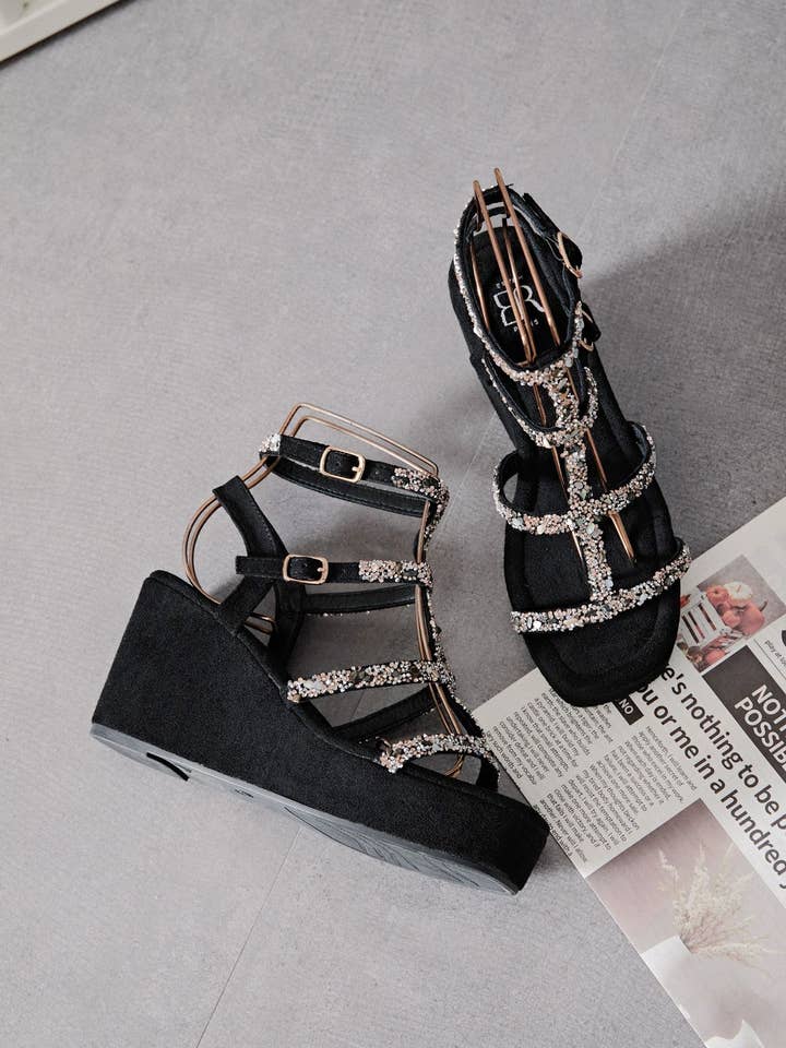 SWEET MAGIC MODA Y COMPLEMENTOS - Wholesale Sleehakken - Dames - SANTALIA MET SLEEHAAK EN STRASSSTEENTJES1