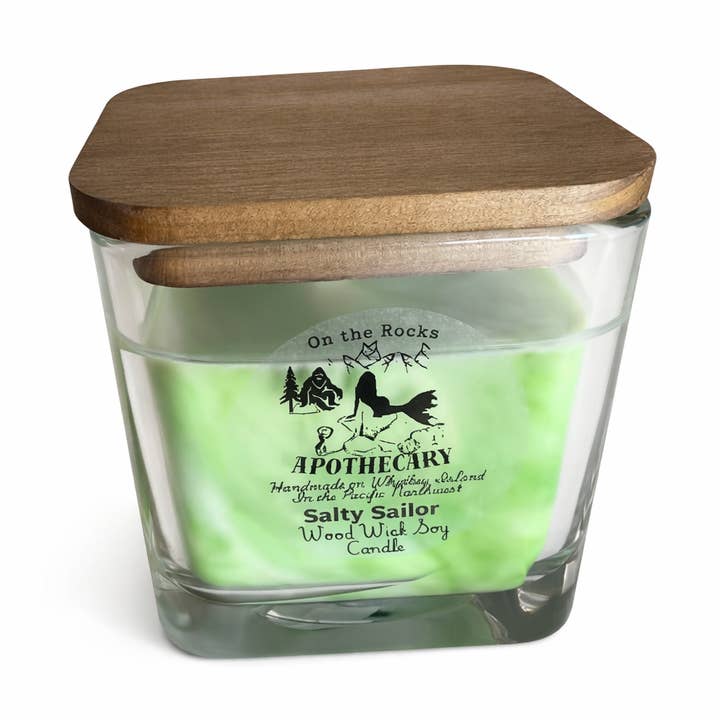 Hand-poured Soy Candles for wholesale by On the Rocks Apothecary