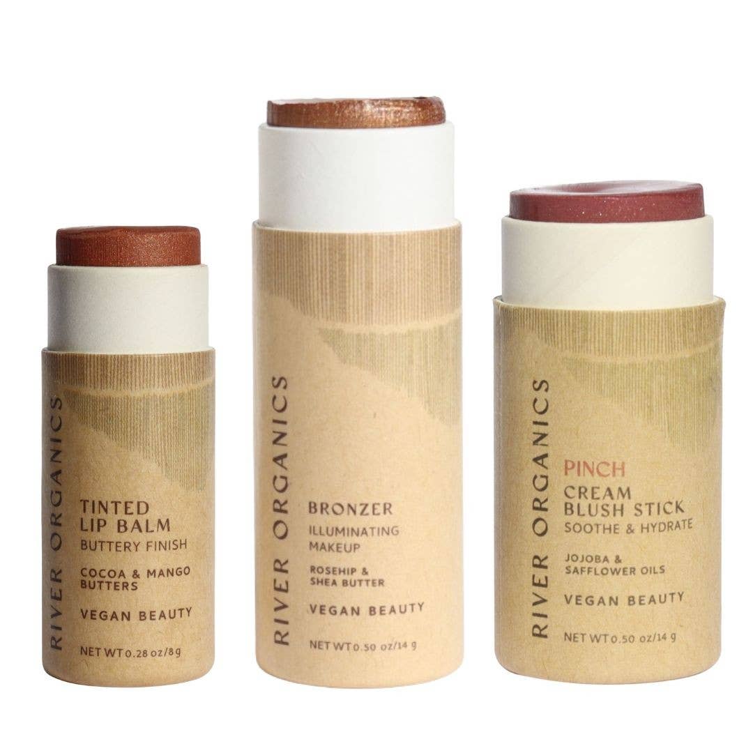 River Organics - Wholesale Lip Balm Set - Lip + Highlighter + Blush Set (Mix & Match)23