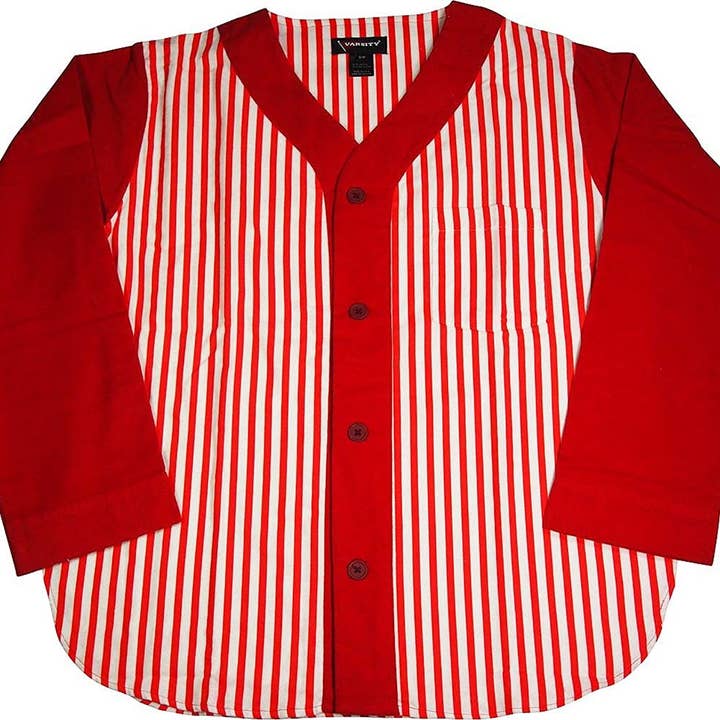 Red Varsity - Mens Long Sleeve Lounge Top for wholesale on Faire