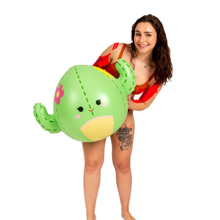 BigMouth Inc - Wholesale Inflatables - BigMouth x Squishmallows Maritza the Cactus Beach Ball1
