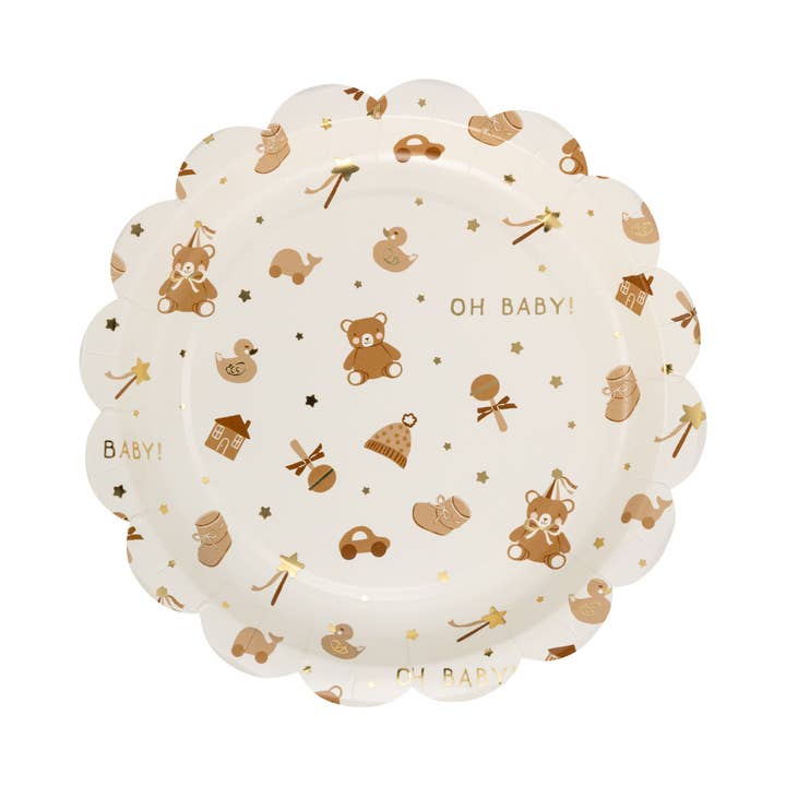 BAB1146 - Teddy Bear Baby Pattern Plate for wholesale by My Mind’s Eye