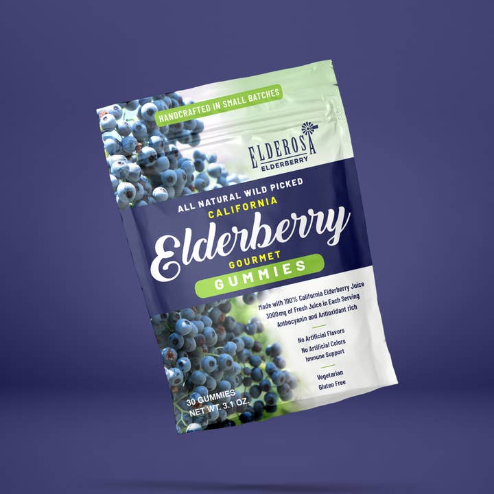 Bonbons au sureau entièrement naturels pour la vente par Elderosa Elderberry