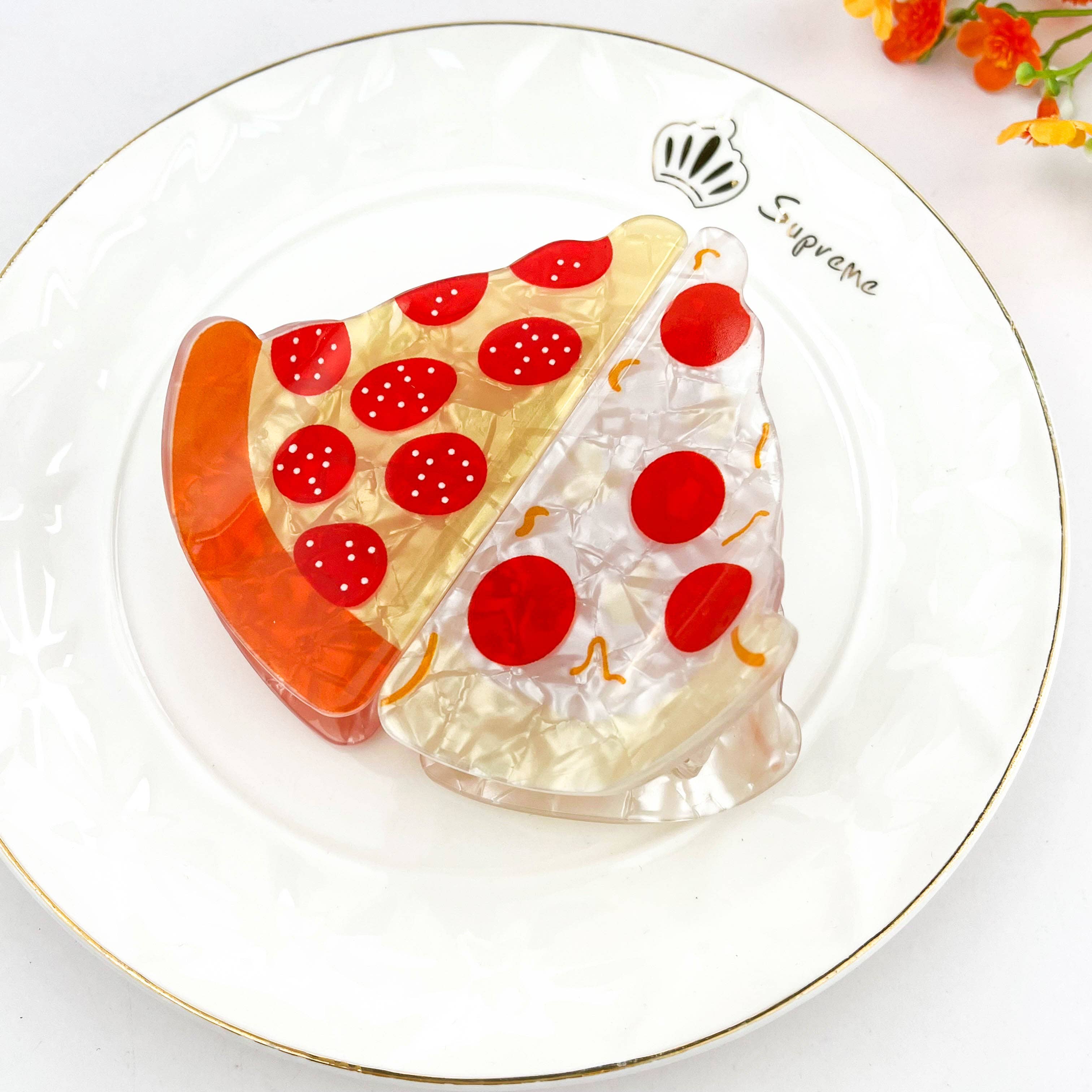 mildstyles - Wholesale Hair Clip - Women's - French Cheese Creative Food Hair Claw Clip4