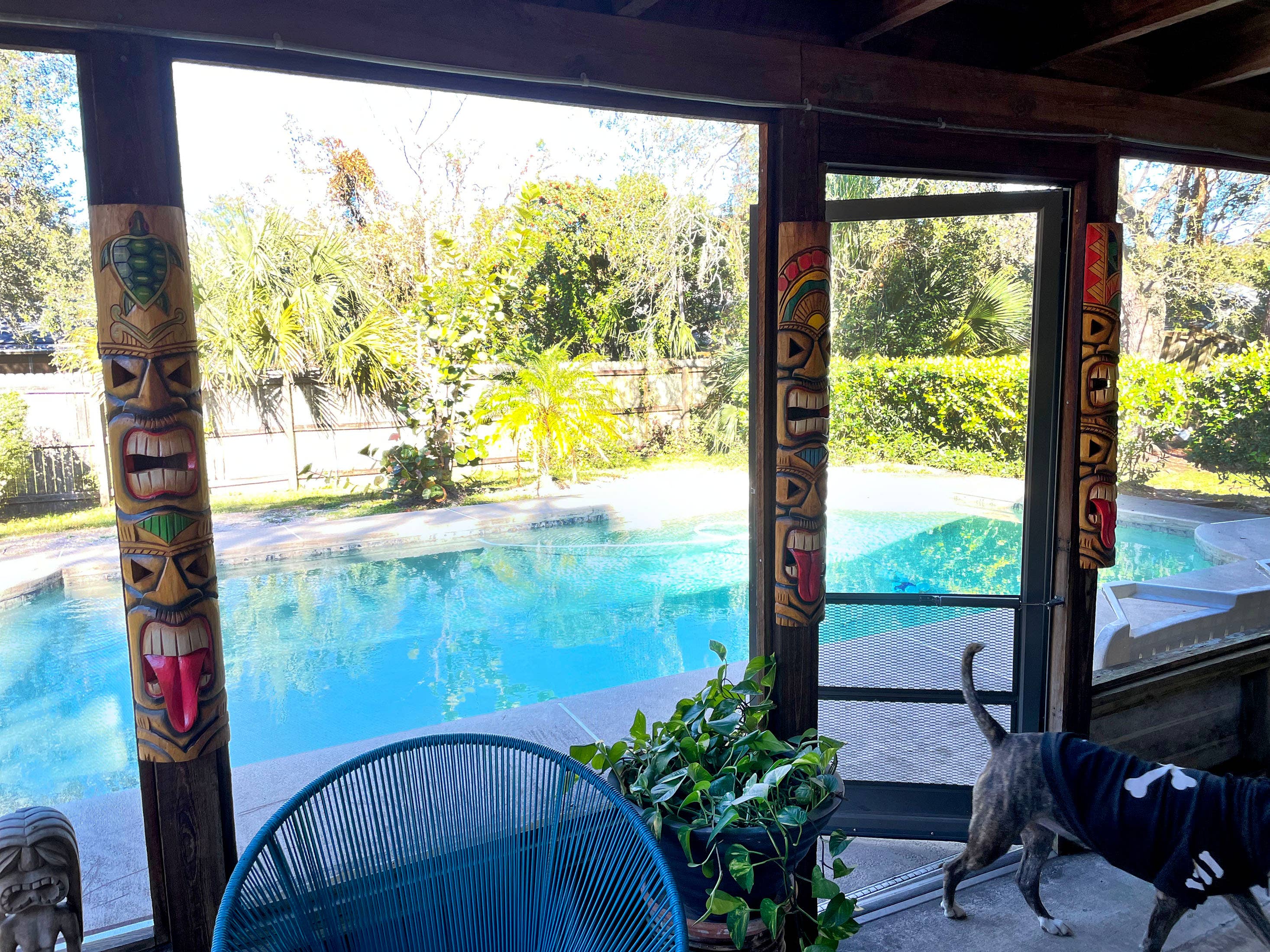 Zeckos - Wholesale Wall Accent - Set of 5 Hand Carved Double Tiki Mask Totem Wall Decor6