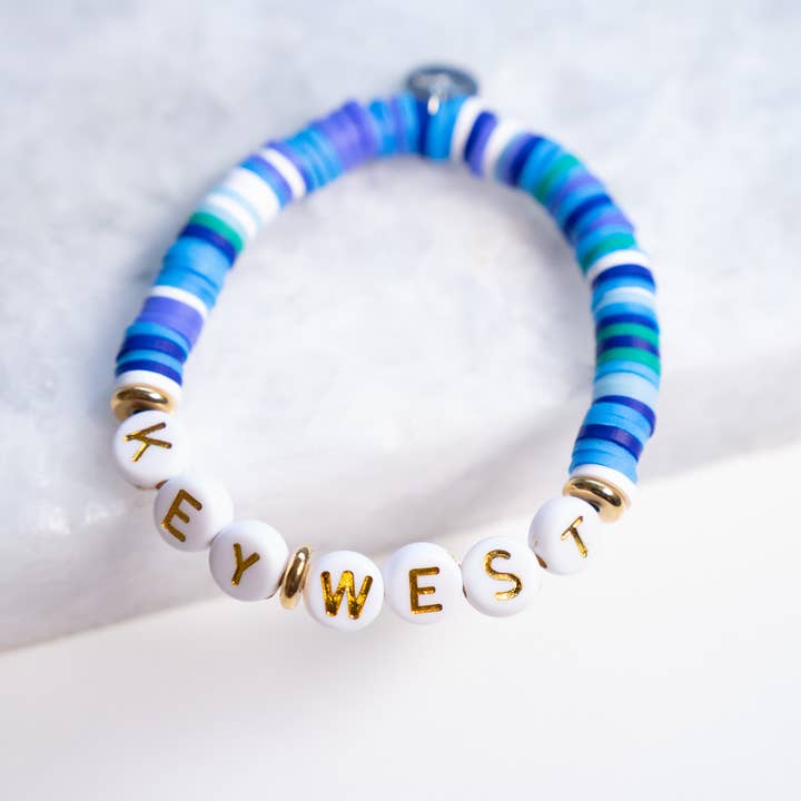 Haven - Wholesale Beaded Bracelet - Kids - Customizable Letter Bracelet - Polymer Clay - Kid Size19