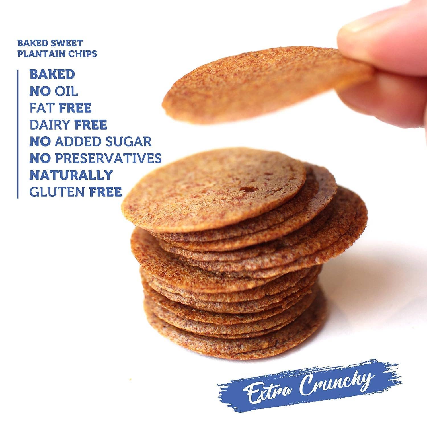 GOOD CHIPS by Paramo Snacks - Wholesale Chips - 12 count Baked Sweet Plantain Banana Chips - 0.7oz bags7