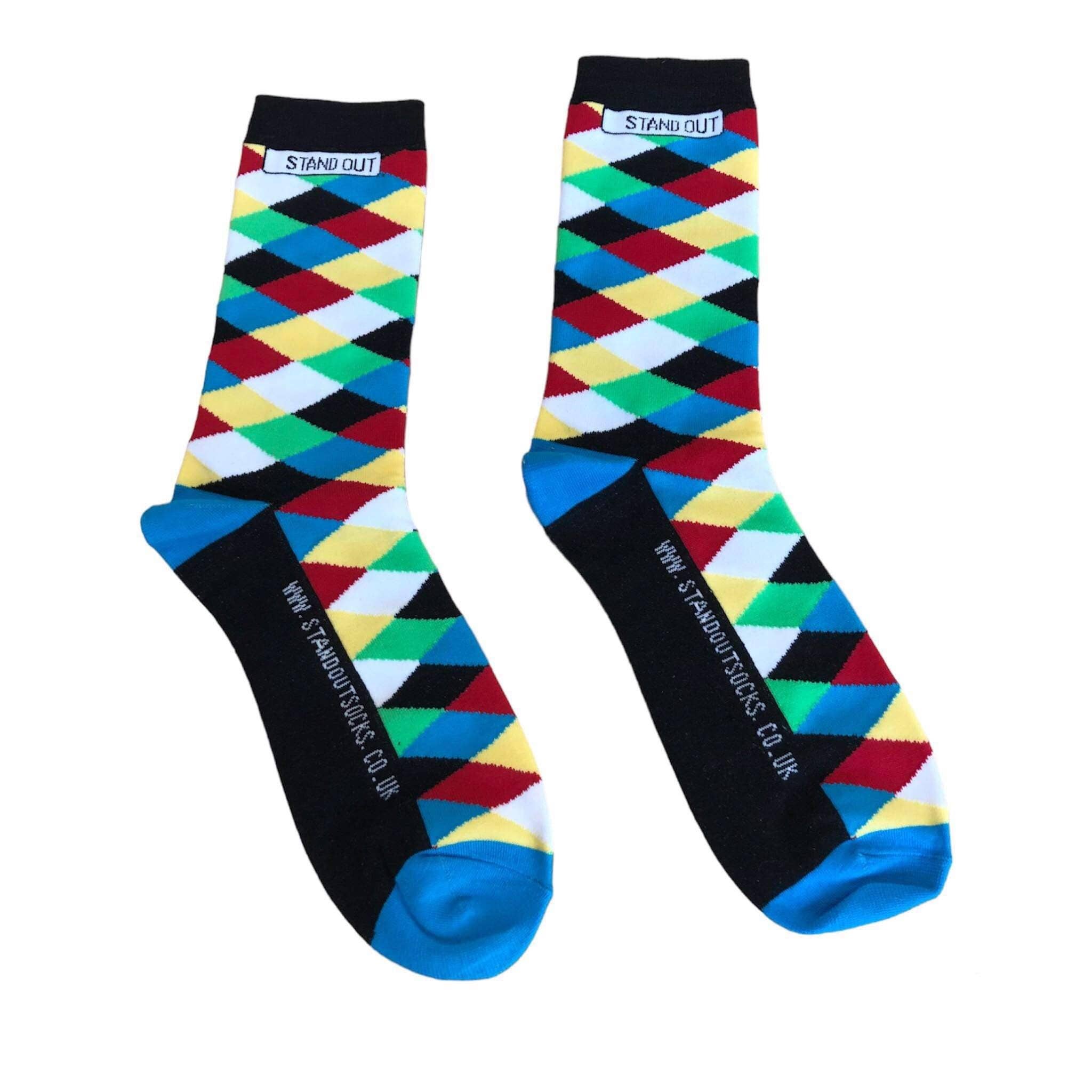 Stand Out Socks – wholesale Socks – Unisex – Harlequin Socks3