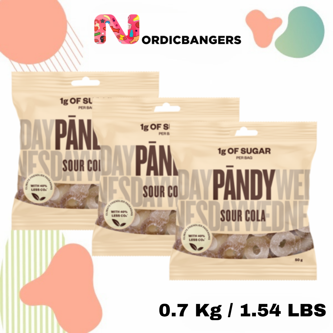 Nordicbangers - Swedish Candy Supply - Wholesale Hard Candy - Swedish Candy - PÄNDY COLA DUMMIES 50G0