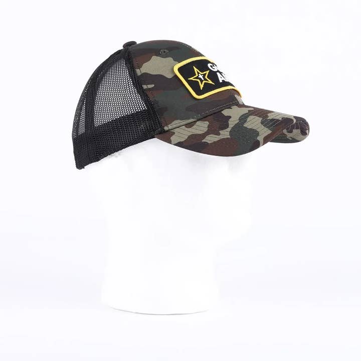 Swanson Christian Products - Wholesale Trucker Hat - Unisex - Hat - Camo - God's Army