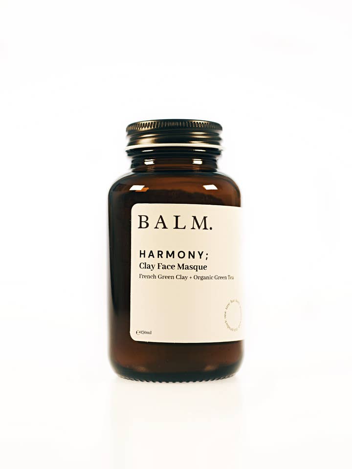 HARMONY; French Green Clay + Organic Green Tea Face Masque for wholesale by Balm Wellness