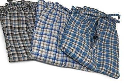 I-Wear Brands - Wholesale Sleepwear Bottom - Men's - 3 Pack Men's Woven Lounge Pajama Sleep Pants22