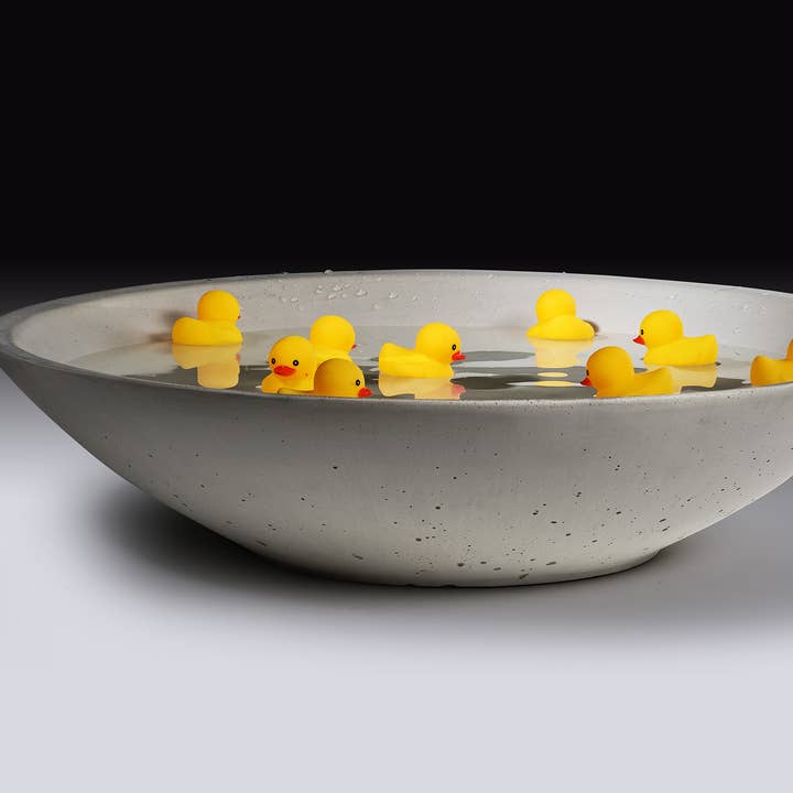 Port Living Co. - Wholesale Decorative Plate/Dish/Bowl - Concrete Infinity Bowl