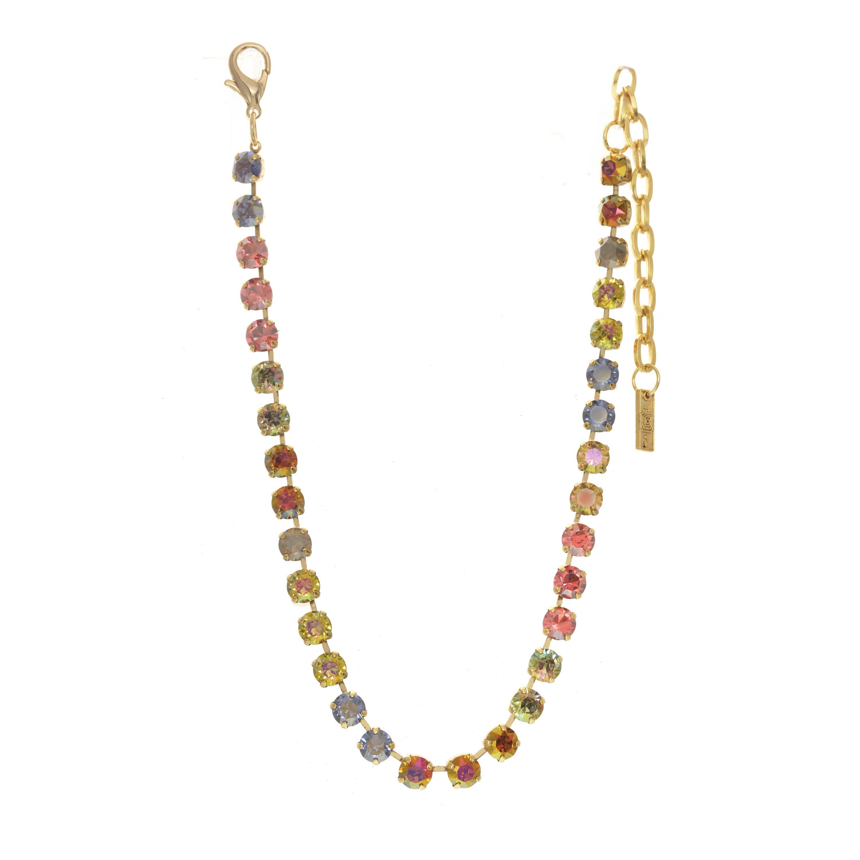 TOVA - Wholesale Link & Chain Necklace - Oakland in Watermelon Mix1