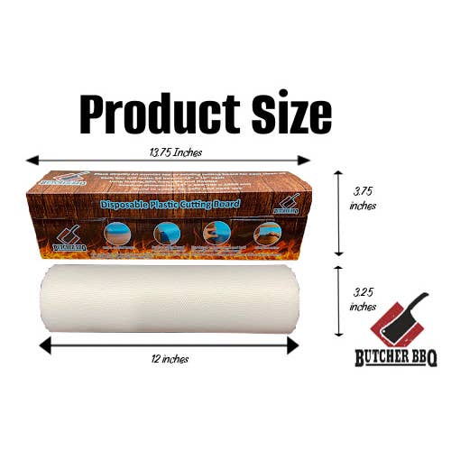 Butcher BBQ Inc - Wholesale Cutting Board - Disposable Plastic Cutting Board Sheets