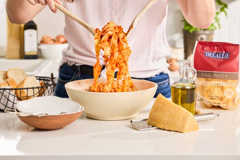 Delallo - Wholesale Pasta - Egg Pappardelle (Nests)6