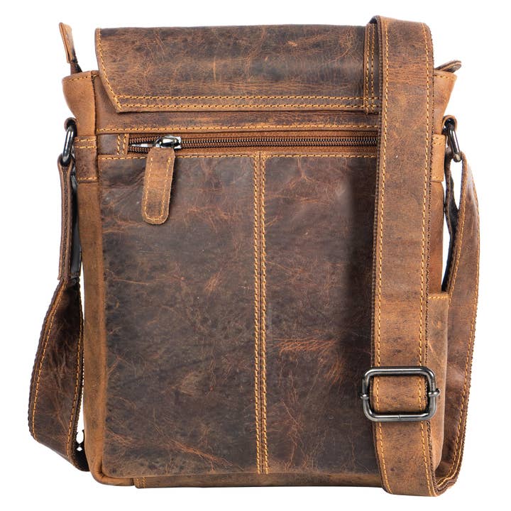 Greenwood Leather - Wholesale Messenger Bag - Unisex - Henry Unisex Mini-Messenger Bag9