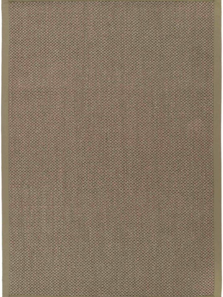 Bordered Sage Green Non-Slip Sisal Rug for wholesale by THE RUGS