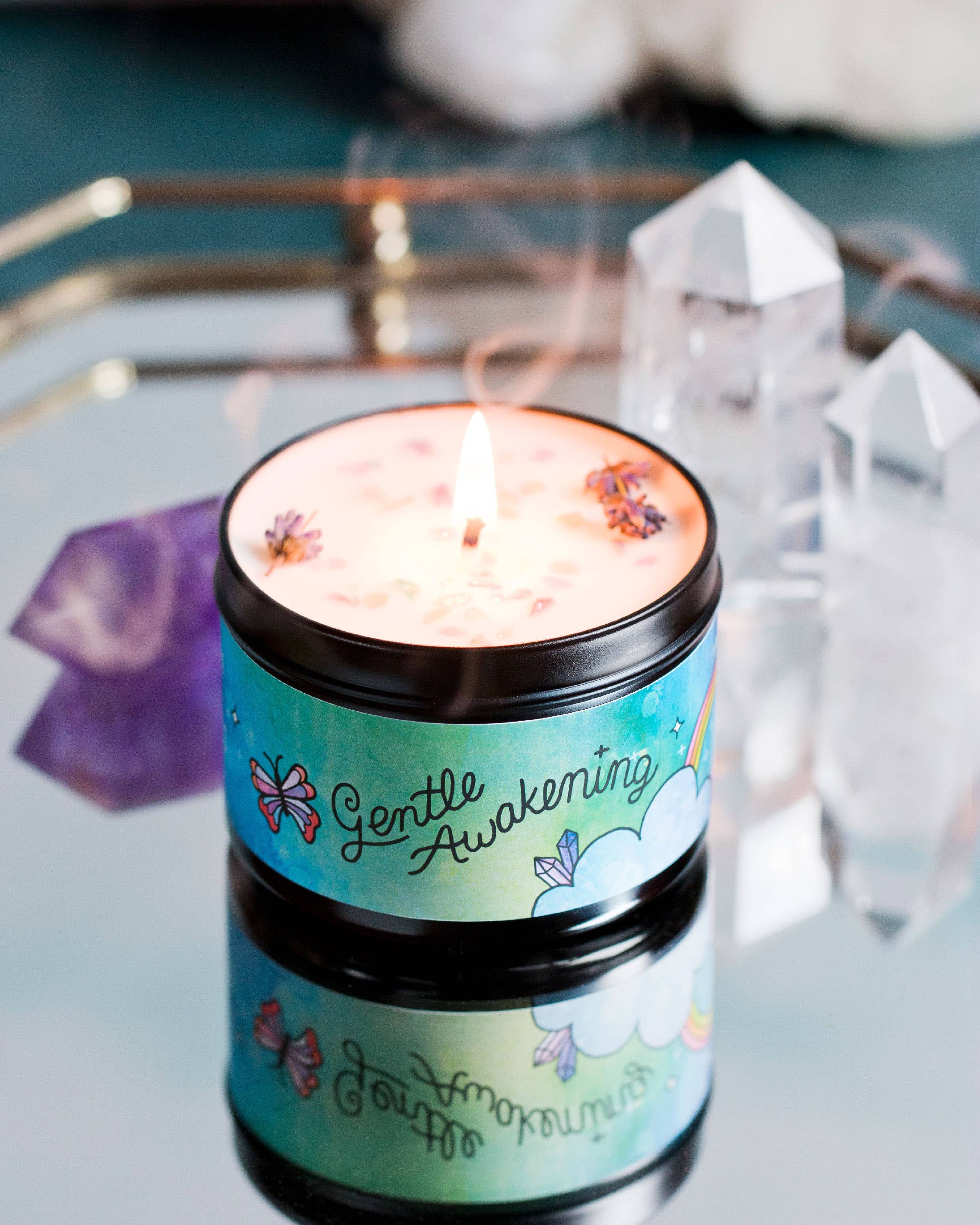 Rachel Beyer - Wholesale Travel Candles - Gentle Awakening Aromatherapy Candle - Lavender & Woodsy6