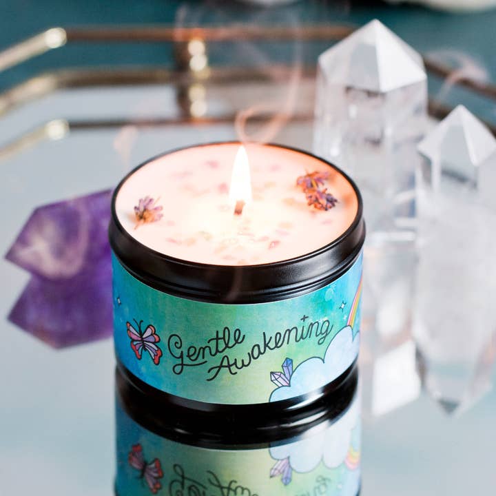 Rachel Beyer - Wholesale Travel Candles - Gentle Awakening Aromatherapy Candle - Lavender & Woodsy6
