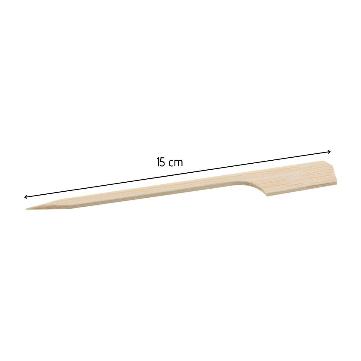 Fackelmann – wholesale Skewer – Pack of 150 15 cm FSC bamboo skewer sticks2