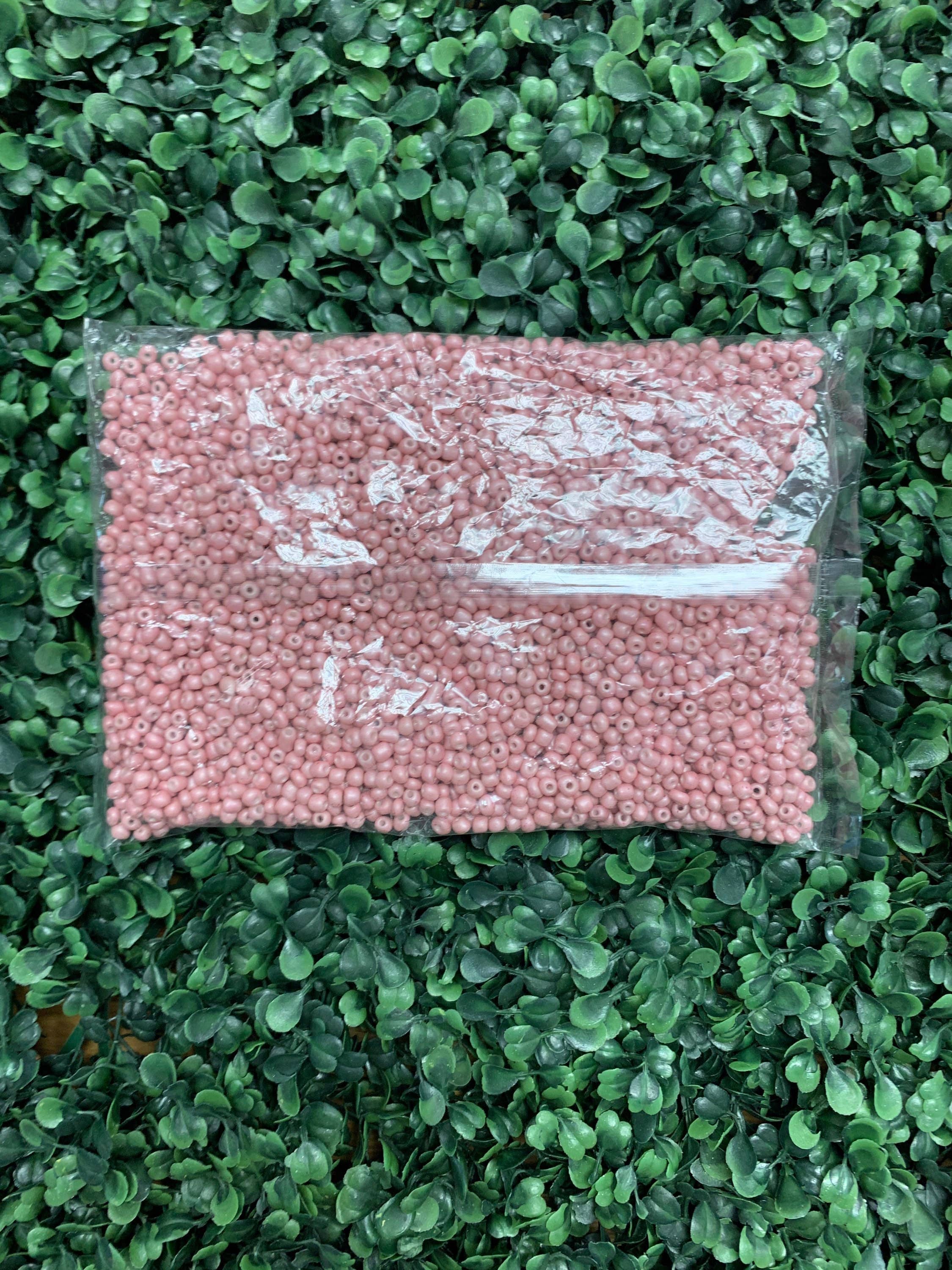 The Bead Bazaar - Wholesale Beads - 5000 4mm Pink Waist Beads Seed Beads, Round Lilac Seed Beads2