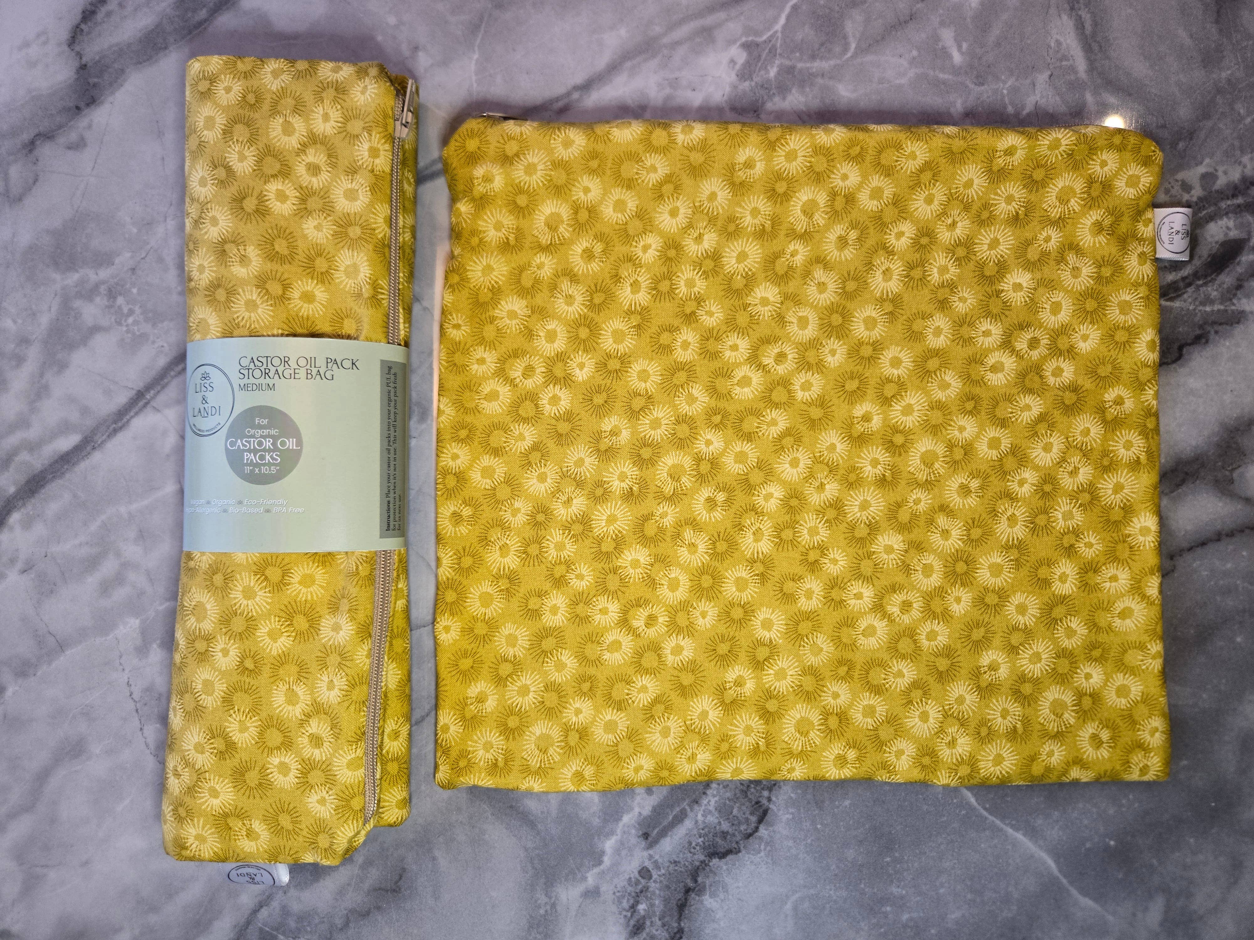 LISS & LANDI - Wholesale Storage Bag - Storage bags for Organic Castor Oil Packs - Medium7