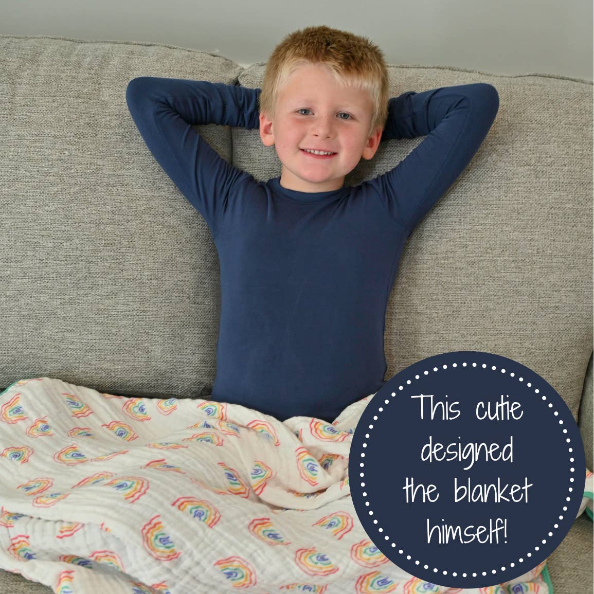 LollyBanks - Wholesale Quilt - Kids & Baby - Somewhere Over The Rainbow Baby Toddler Muslin Quilt2