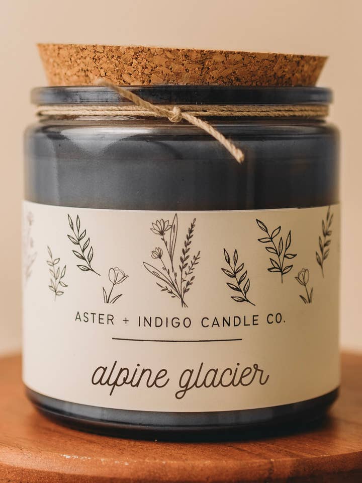 Alpine Glacier | NEW Winter | Christmas Candle for wholesale by Aster + Indigo Candle Co.