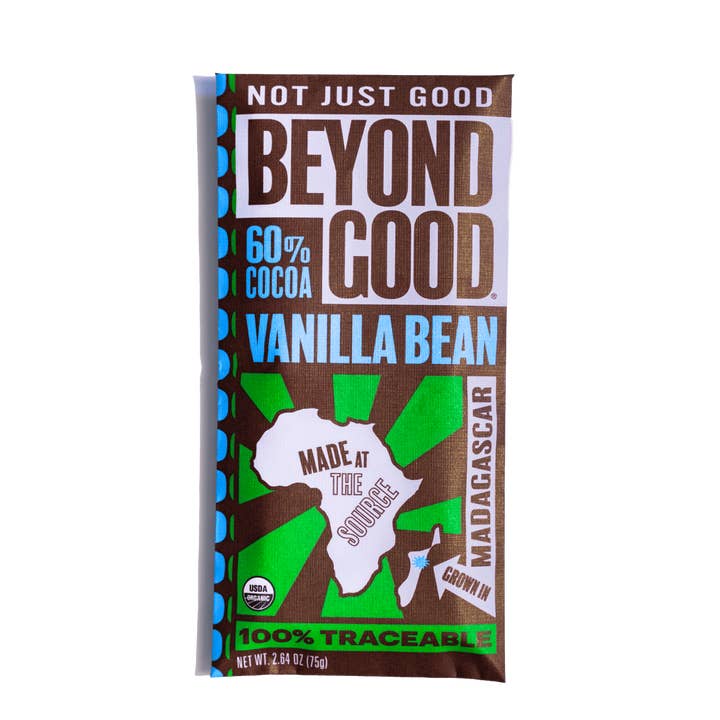 Beyond Good - Wholesale Chocolate Bar - 60% Vanilla Bean Dark Chocolate