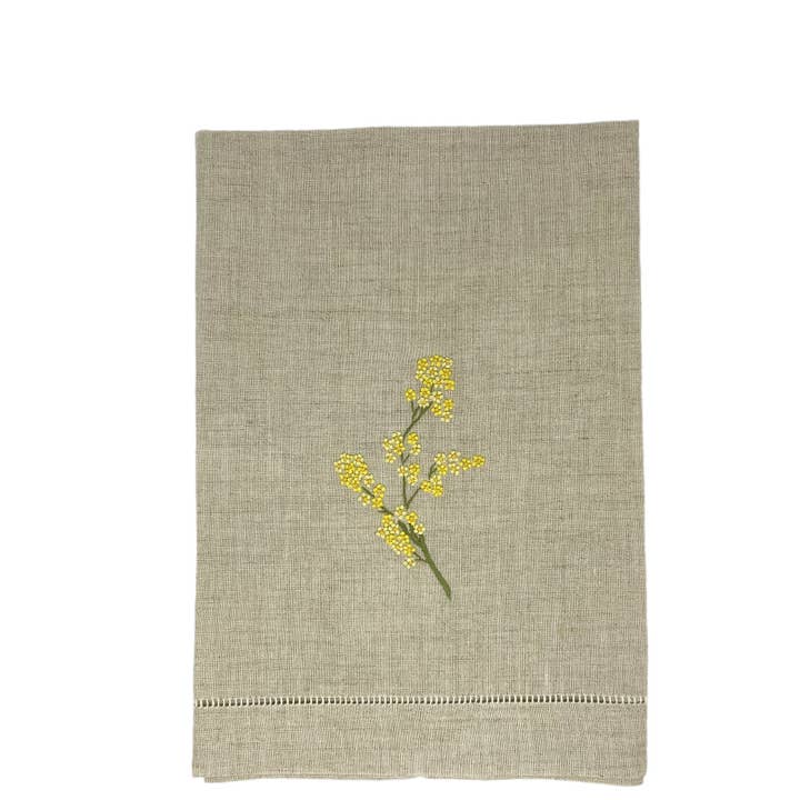 Mimosa Linen Guest Towel Natural for wholesale by Gordonsbury