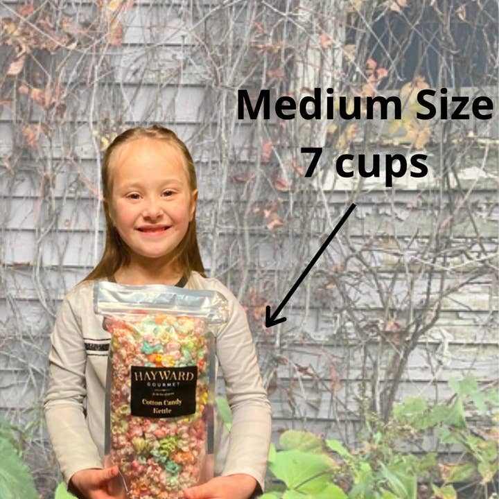 Hayward Gourmet – wholesale Popcorn – Medium Size - 7 cup - Flavored Gourmet Popcorn